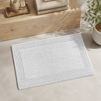 1 PCS 24X36" 100% Cotton Tufted 3000 GSM Reversible Bath Rug