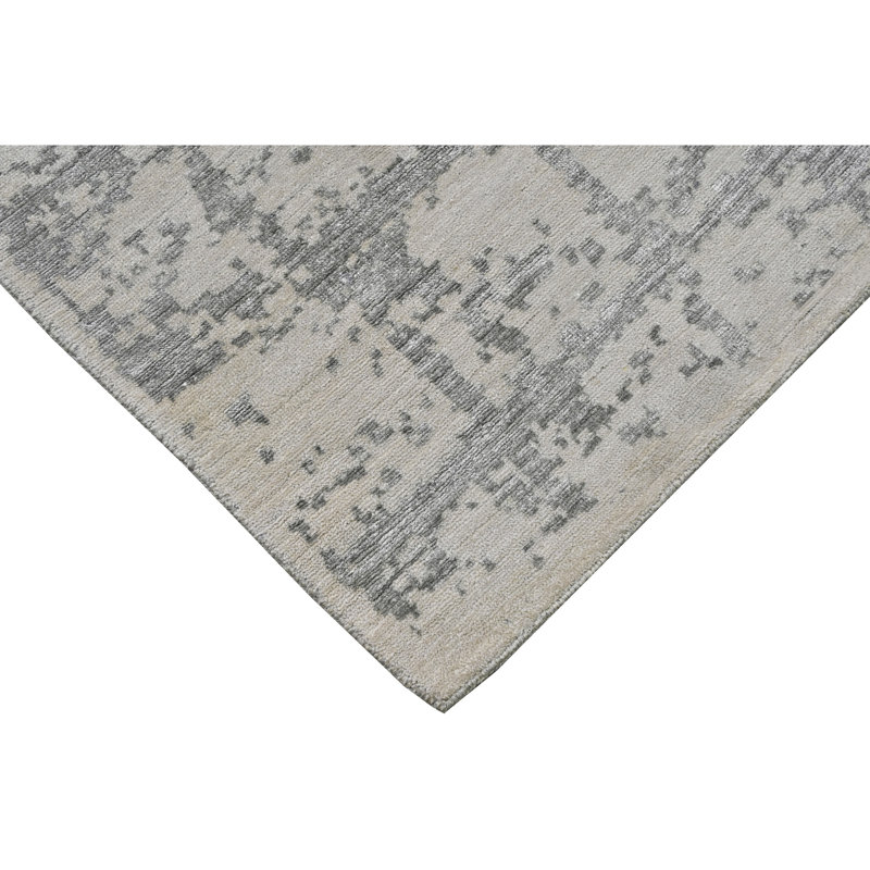 One-of-a-Kind Rectangle 5'11" x 8'10" Area Rug in Silver/Gray