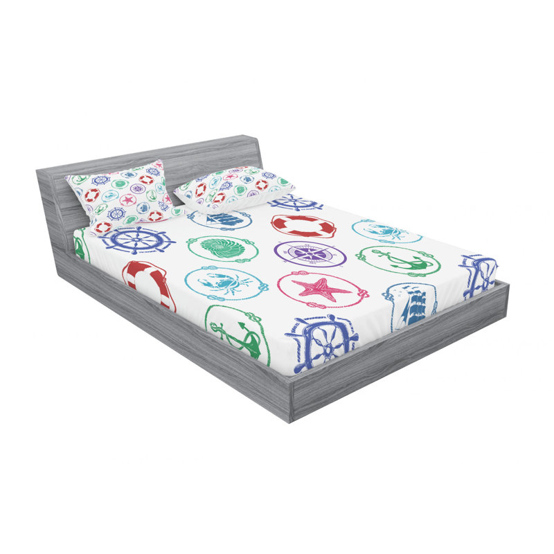Microfiber Sheet Set, Queen Sheet Set with Fitted Sheet