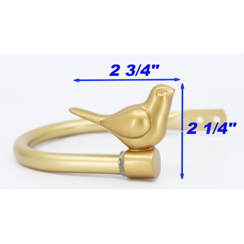 Bird Curtain Holdbacks Damus, Gold