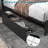 Full Storage Bed with 4 Drawers, LED & Charging Station, Headboard with Shelf, No Box Spring, Black-239838862