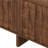 Retro Wood Grain TV Stand, Wavy Door Media Console With Dual Storage Cabinets-123041197