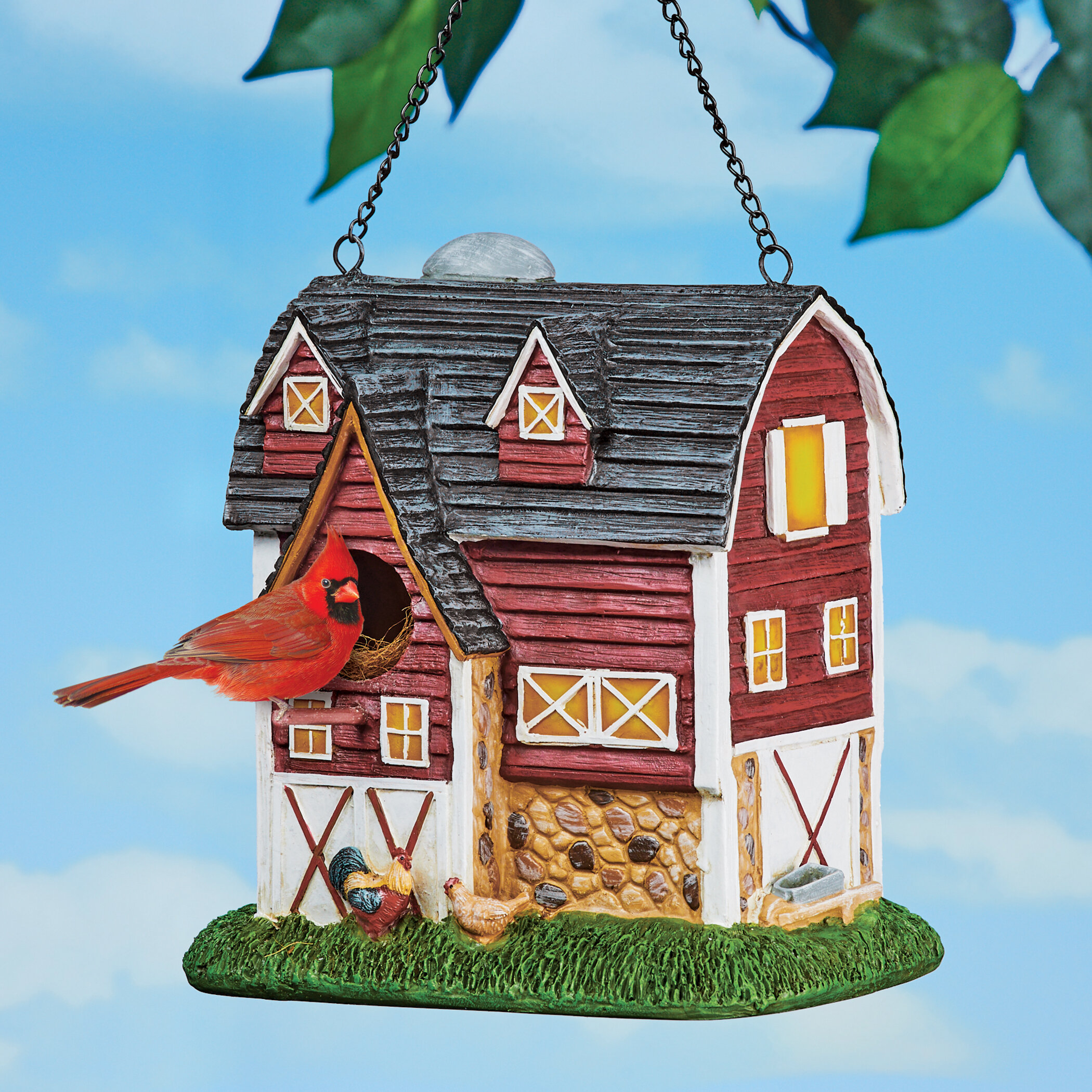 Arlmont & Co. Duschko Barn Birdhouse | Wayfair