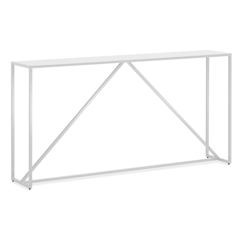 Strut 60'' Console Table, White