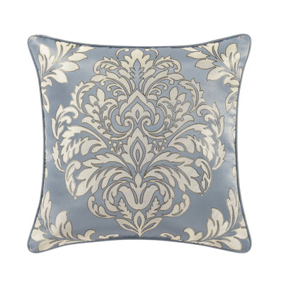 Coussin décoratif décoratif carré 20 po Lorenzo - bleu