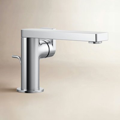 Composed Single-Handle Bathroom Faucet with Drain