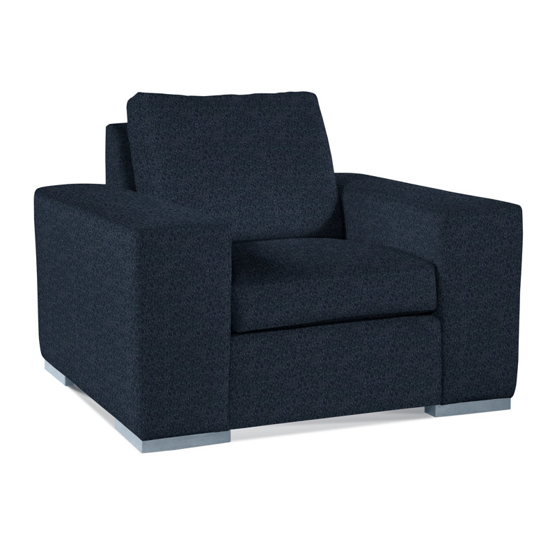 Memphis Armchair, Navy Crypton Performance; 0822-61, Java