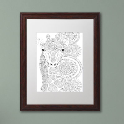 « animaux », impression sur toile encadrée