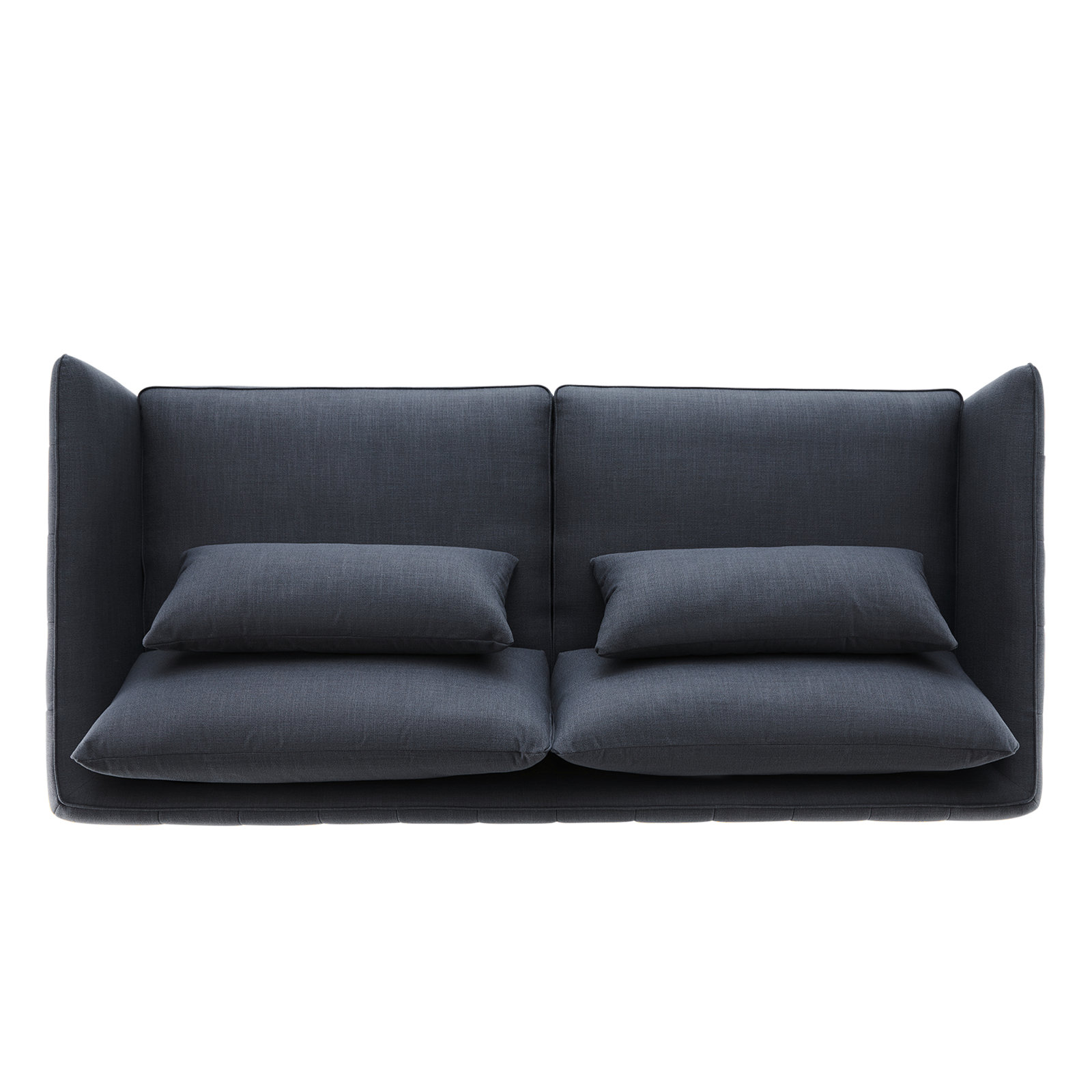 Rae 84'' Upholstered Sofa, Effie Indigo Performance Linen