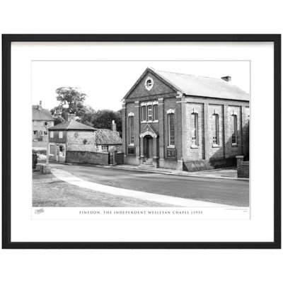 Finedon, The Independent Wesleyan Chapel C1955 by Francis Frith - Single Picture Frame Print