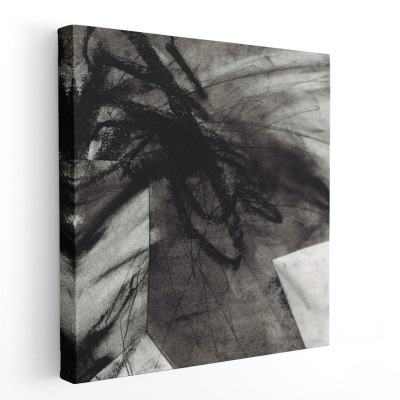 «Charcoal Study I», reproduction d'art sur toile, H 12 po x l 12 po