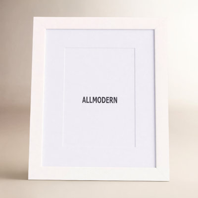Capullo Wood Matte Picture Frame with Mat