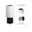 Applique murale abat-jour en tissu 14,96 po H