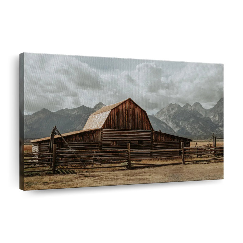 Moulton Barn, reproduction sur toile, L 34 po x H 51 po