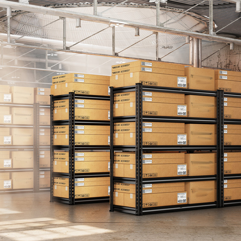 Lynnise Garage Shelving Unit with a Capacity of 3000 lbs Large Heavy-Duty Storage Adjustable Shelves