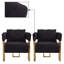 Ensemble de 2 fauteuils d'appoint rembourrés Teddy-129715222