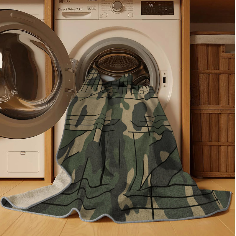 Tapis camouflage Vertex, Carré 6 pi