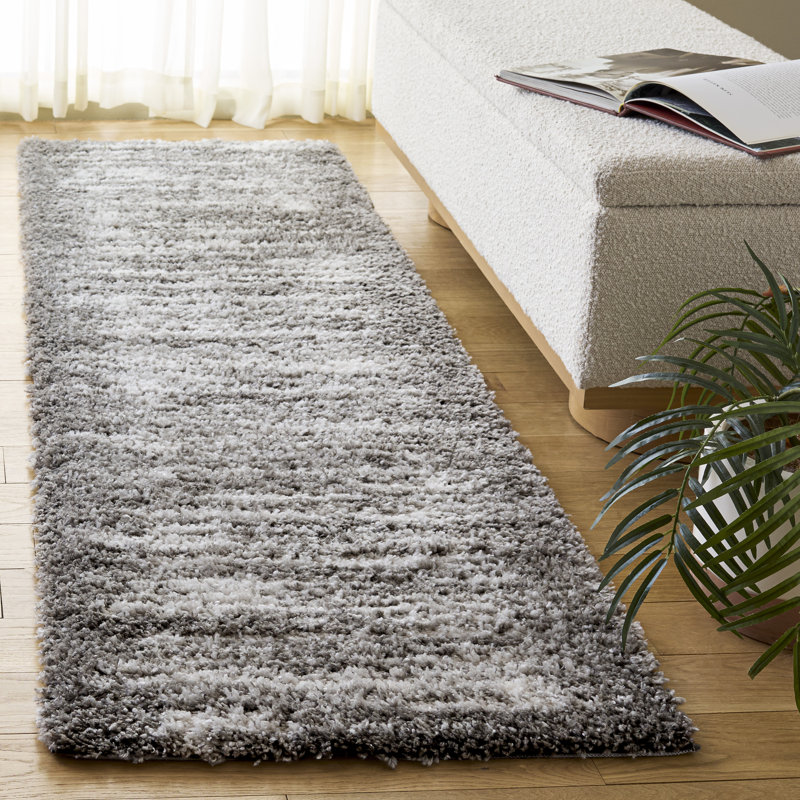 Atlantis Shag 104 Performance Abstract Rug, 2'-2" X 8'-0" Runner