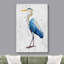 Blue Heron, oiseau sur toile-92187321-92187325