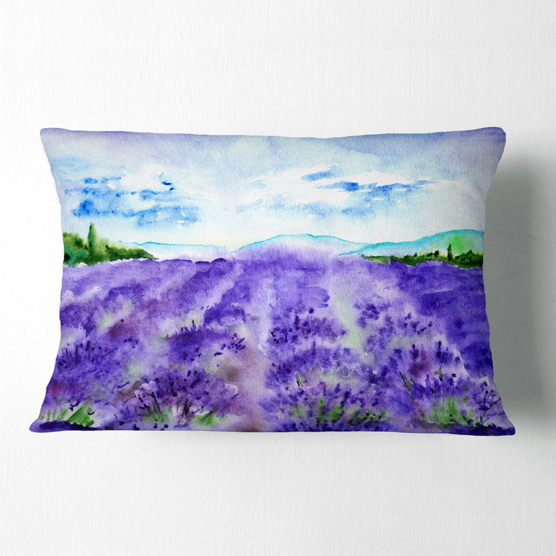 Coussin lombaire lavande Fields Water