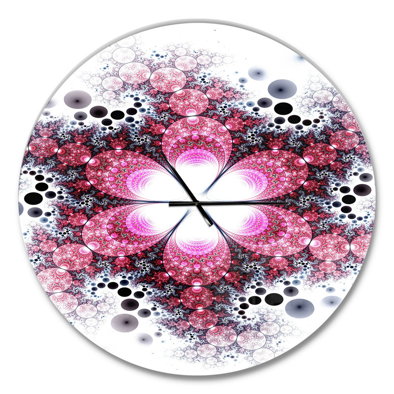 Horloge murale violette, Grand