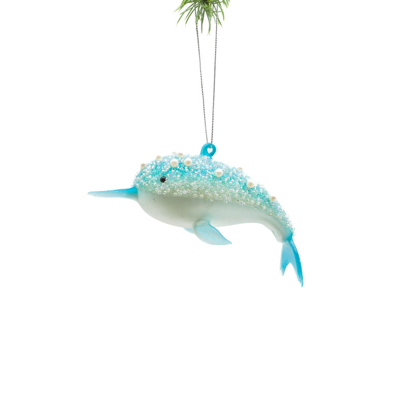 Floid 5.5'' Marble Glass Animals Hanging Figurine Ornament