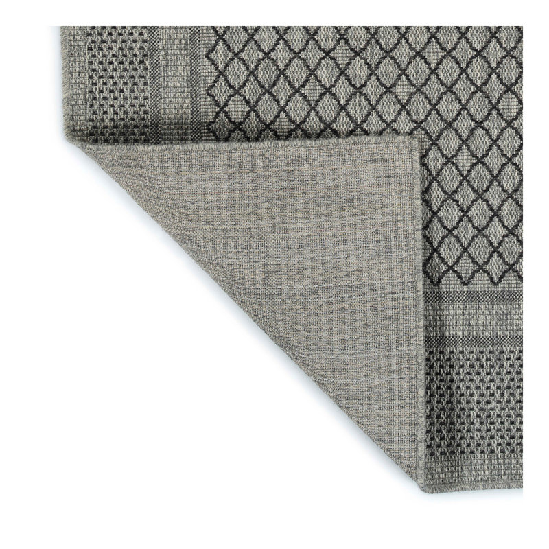 Modern, Transitional, Geometric, Southwestern, Textured High-Low Cut & Loop Rectangle Throw Rug, Rectangle 7'10" x 10'
