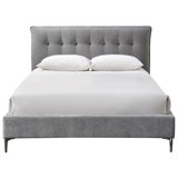 Rexsie Tufted Headboard Queen Bed