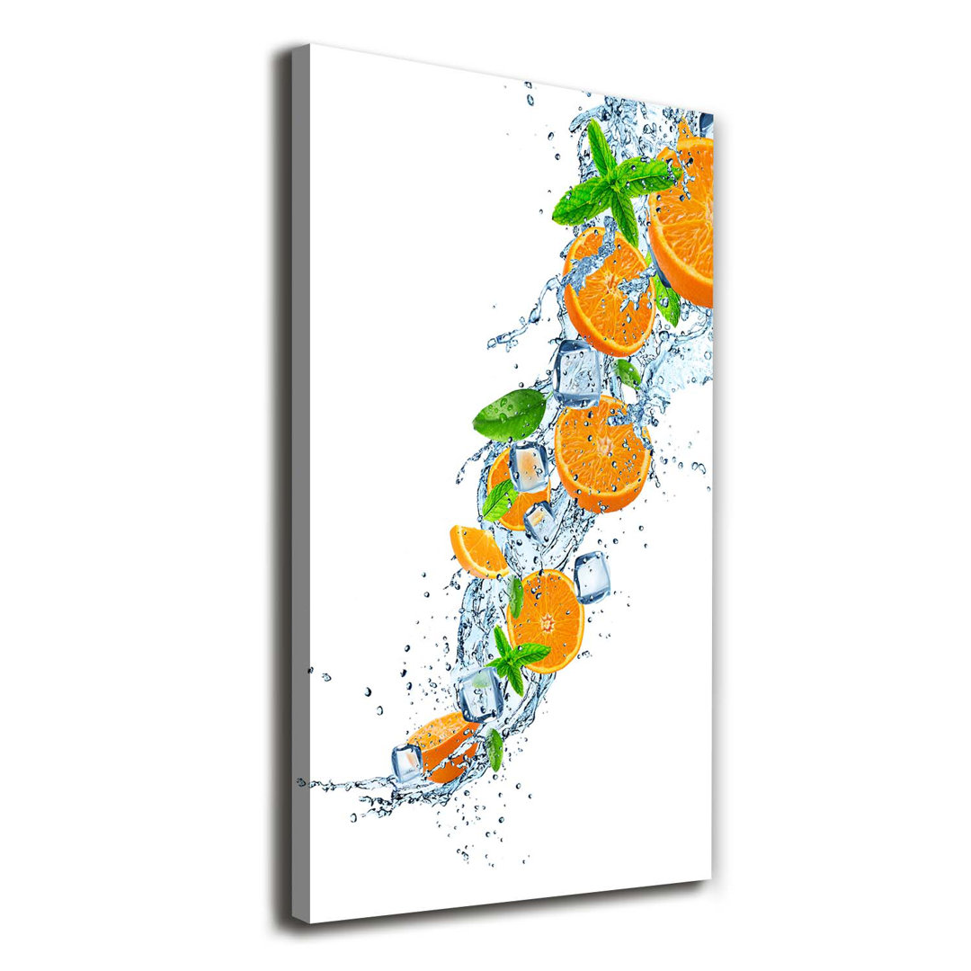 Orangen - Kunstdrucke auf Leinwand - Wrapped Canvas