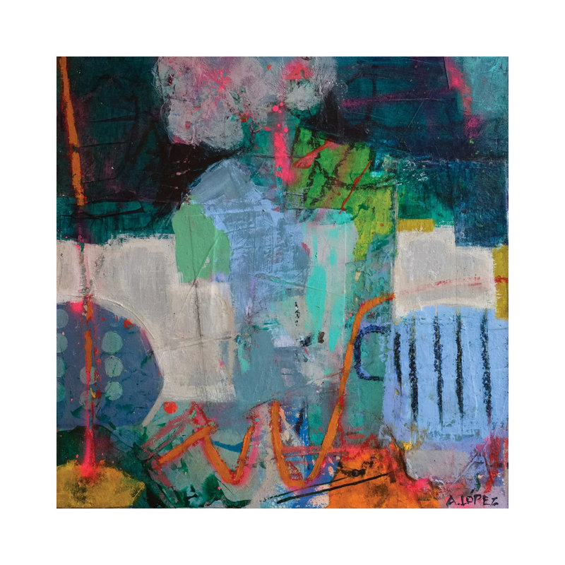 «The Blue», reproduction d'art mural, H 37 po x l 37 po, Toile tendue, Ne s’applique pas