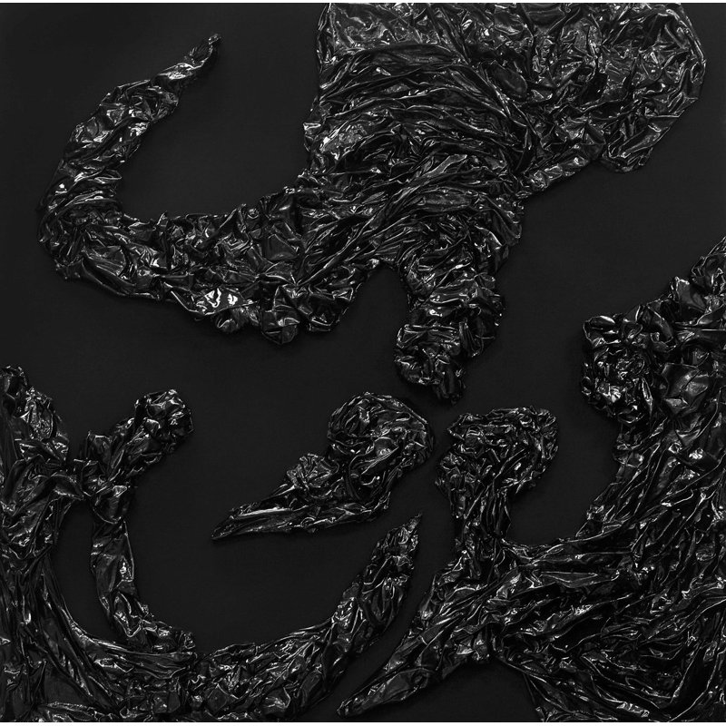 Shades Of Black Painting, 36" H  x 48" W