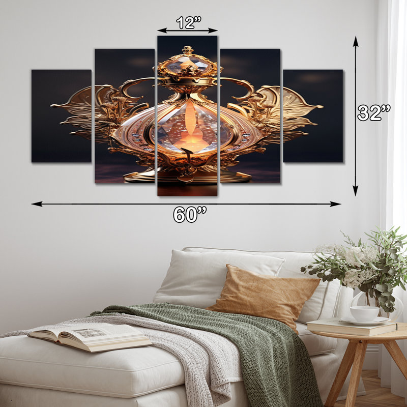 Reproduction d'art mural Kuehn - Parfums - 5 panneaux