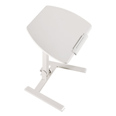 Bureau assis-debout, 65 x 48 cm, petit poste de travail pour ordinateur, capacité de 15 kg, hauteur réglable, plateau inclinable, vérin pneumatique, idéal pour le bureau à domicile, entièrement assemblé.