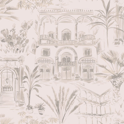 Shoichi Toile Wallpaper