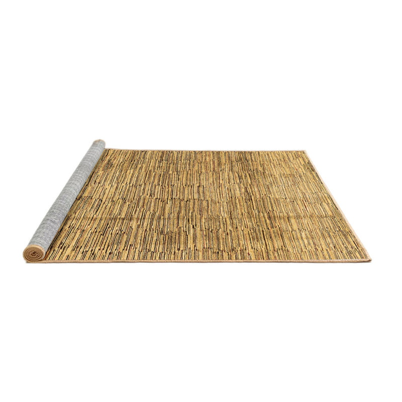 Kemareon Washable Striped Indoor Rug, Square 5'