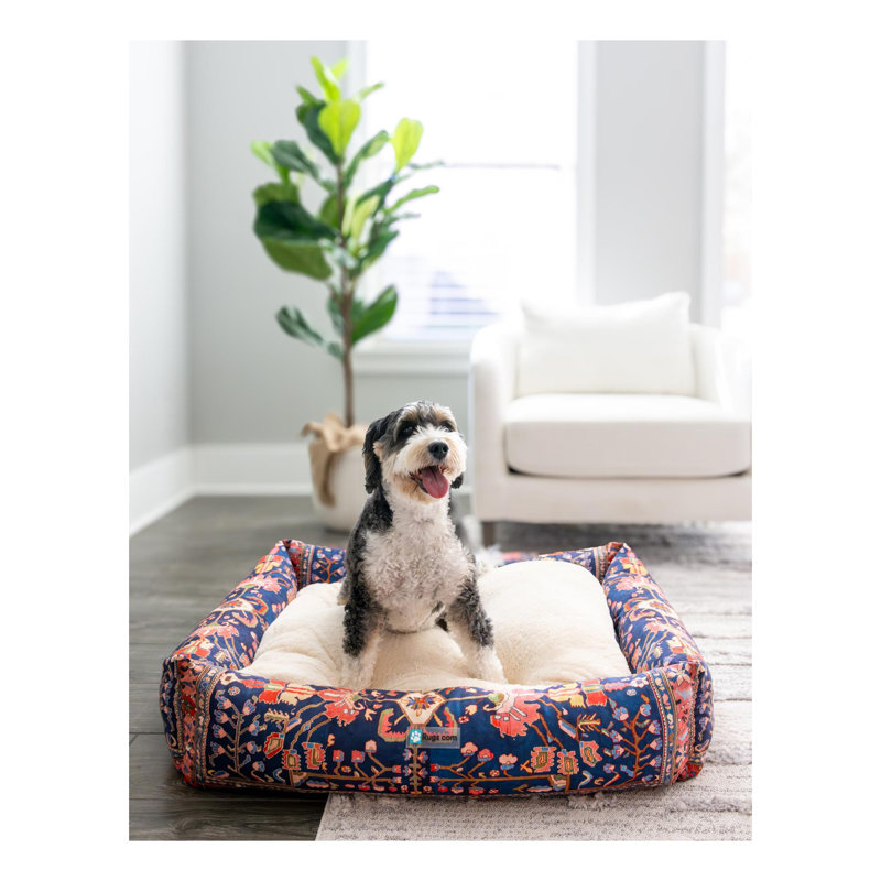 Large Colorful Orthopedic Rectangular Pet Bed