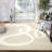 Abani Rugs Deco DEC500B Modern Abstract Ribbon Neutral Beige Area Rug-97811529