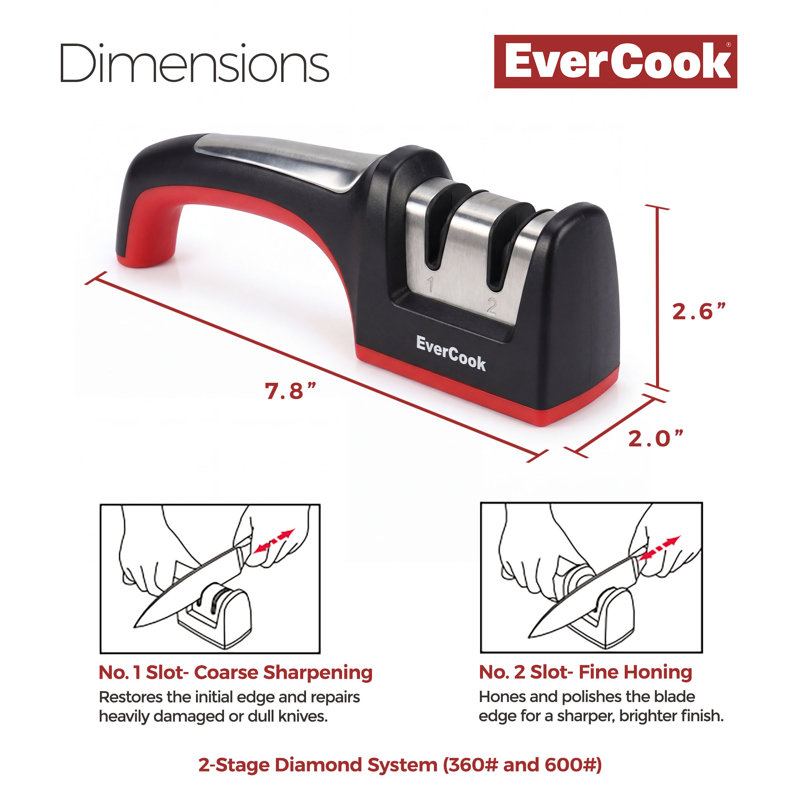 Aiguiseur de couteaux de précision EverCook