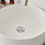 Lavabo vasque de salle de bain en résine 17,7 "avec bonde escamotable-115275472