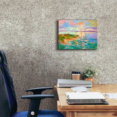  'A Peaceful Evening' by Dorothy Fagan Canvas Wall Art, 16" x 12"