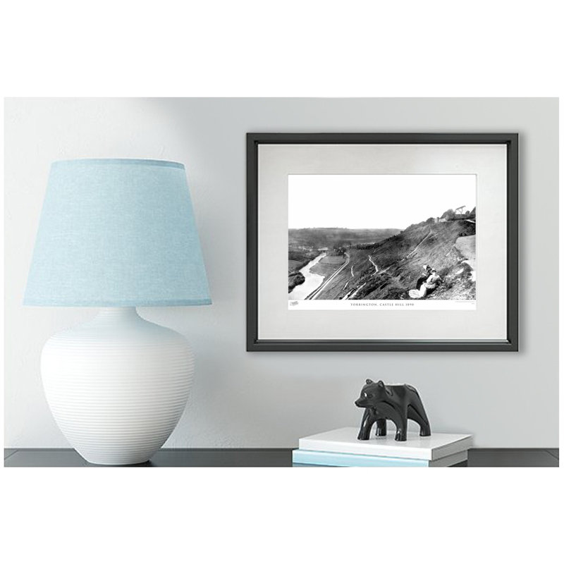 Torrington, Castle Hill 1890 1 Piece Single Picture Frame Wall Art, 40cm H x 50cm W x 2.3cm D