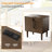 3 Drawers Solid Wood Nightstand With Storage, 2 Power Outlets, 1 Usb Port, And 1 Type C Port-1101027045