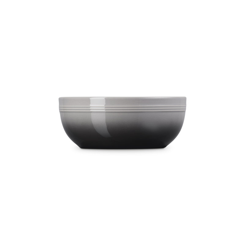Le Creuset Stoneware Coupe Snack Bowl, Grey, 20cm