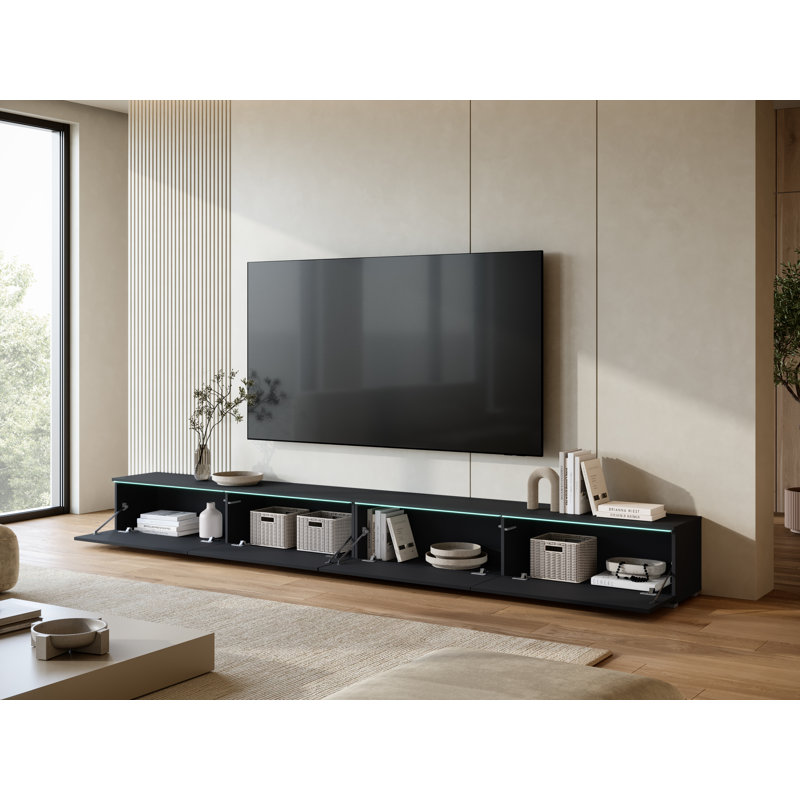 DONNA 300 TV Stand for TVs up to 88", Black