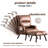 Alida 29.52'' Wide Lounge Chair and Ottoman-1989693922