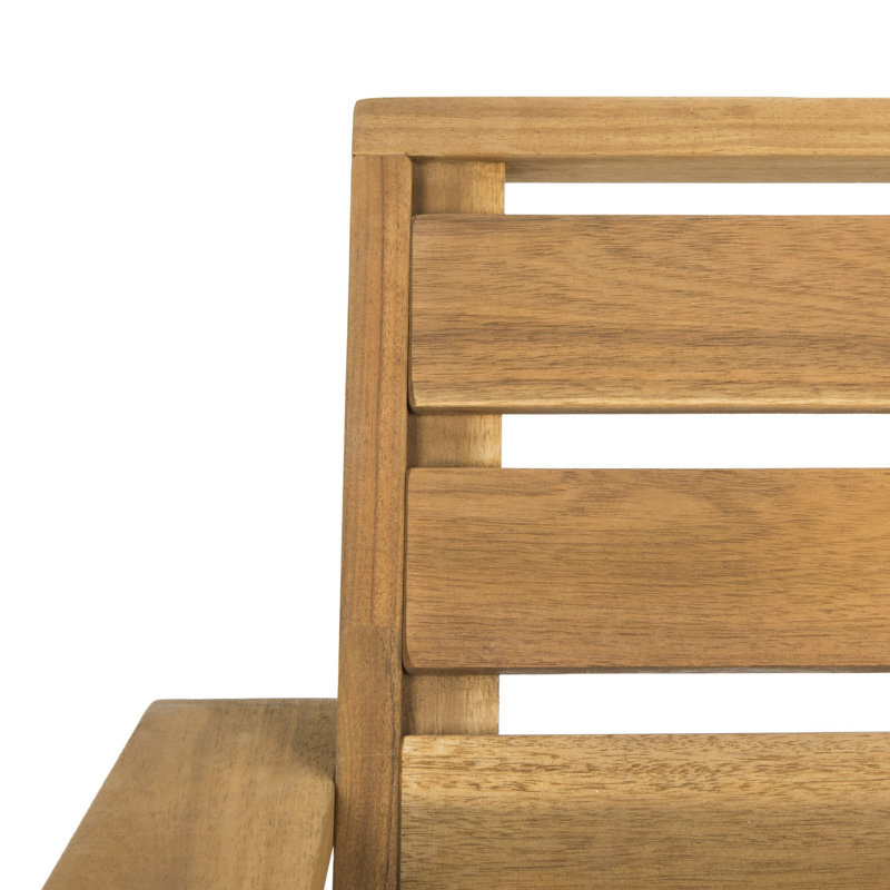 Ursa Acacia Outdoor Adirondack Chair, Natural