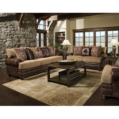 73" Recessed Arm Loveseat with Reversible Cushions