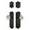 Nostalgic Warehouse Meadows Entry Set with Crystal Knob