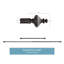 Embouts décoratifs tournés en tringle à rideaux 66-120 "noir-1201835664