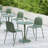 Khyson Stackable Dining Chairs for Indoors or Outdoors with Full Back Contoured Seat and Steel Legs-635649257